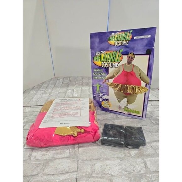 Gemmy Adult Inflatable Ballerina Costume One‎ Size Fits Most Pink - Picture 1 of 9